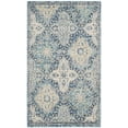 thumbnail image 2 of SAFAVIEH Evoke Isla Bordered Area Rug, Light Blue/Ivory, 3' x 5', 2 of 9