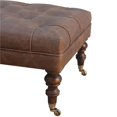 thumbnail image 6 of Lesuto Buffalo Leather Ottoman - Modern, leather, 6 of 11