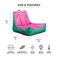 thumbnail image 4 of Big Joe Captain's Float No Inflation Needed Pool Lounger with Drink Holder, Summer Melon Double Sided Mesh, Quick Draining Fabric, 3 feet, 4 of 8
