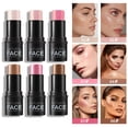 thumbnail image 1 of Dvkptbk Makeup Colorful High Gloss Stick Three Dimensional Face Priming Cream Lying Silkworm Pen Powder Blusher Stick Color Makeup, 1 of 9