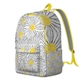 thumbnail image 2 of Gorgeous Sunflower Flowers Backpack with Functional Details, Perfect for College and Office Demands, Comfortable Experience, Merit Gift, 2 of 5