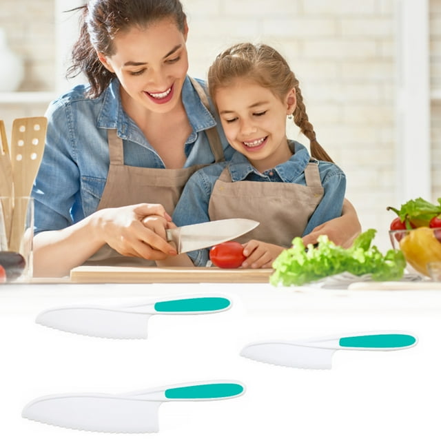 Kids Cooking Sets Real Kitchen Tools Children Cutter Chef Set Cookware Cake Salad Versatile Dishes Cutting Ergonomic Handles Type 15