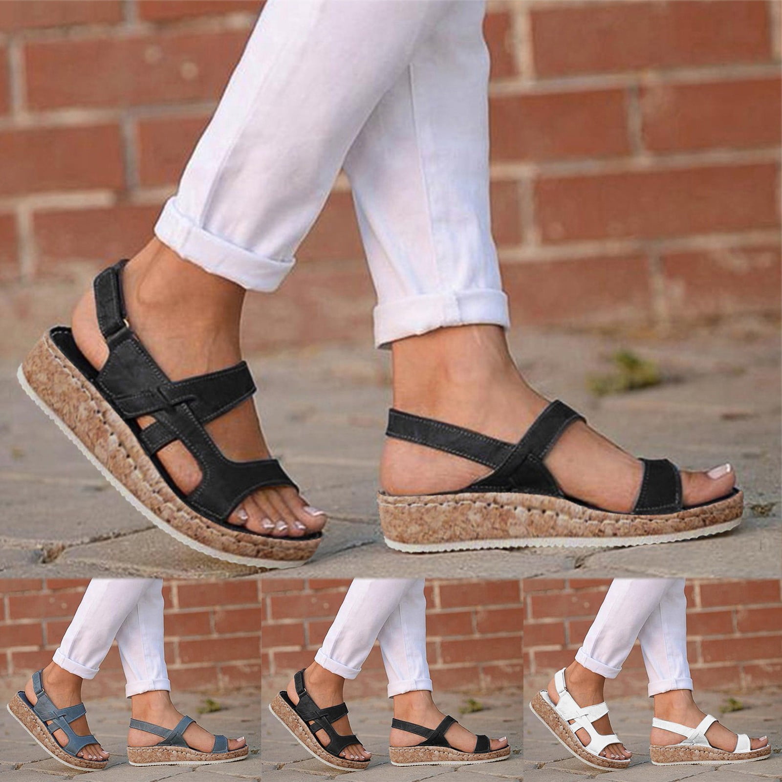 Arch Support Cute Sandals For Walking All Day Women's Comfortable