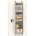 thumbnail image 7 of Oumilen Over the Door 7-Tier Pantry Metal Organizer Rack, Spice Rack with Baskets, Black, 7 of 7