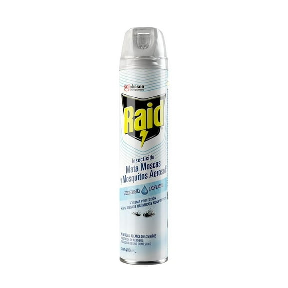 Insecticida Raid mata moscas y mosquitos 400 ml