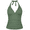 Army Green, variant on Womens Swimsuit Top Plunging V Neck Halter Swim Tops Shirred Tummy Control Tankini Top