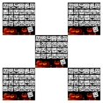 thumbnail image 3 of Youkk 25pcs/set Halloween Stencils For Drawing Pumpkin Faces Various Designs Reusable Apposite Size 5Set, 3 of 6