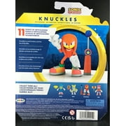 Sonic The Hedgehog 4-Inch Action Figure Modern Knuckles with Blue Checkpoint