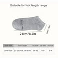thumbnail image 6 of 15 Pairs of Ankle Socks Suitable for All Seasons - Black/White/Gray, Breathable Soft and Comfortable Sports Socks, Simple and Fashionable, 6 of 10