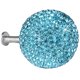thumbnail image 1 of unbranded 1Jgo Pomo Redondo De Metal Azul Para Cajón Con Tornillos Variados Y Duradero Para Muebles, 1 of 5