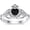 Natural Black Onyx, variant on 10K 14K 18K Gold Celtic Knot Gemstone Claddagh Ring for Women Irish Heart Birthstone Claddagh Ring Promise Ring for Her Wife