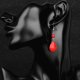 thumbnail image 2 of Paquete de 2-6 aretes colgantes Yuyangstore color turquesa y rojo 2 piezas, 2 of 8