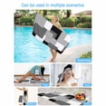 thumbnail image 3 of Black White Grey Color Block Beach Towels Blanket Soft&Absorbent Quick Dry Microfiber Abstract Modern Geometric Pool Towels for Swimming ,Yoga, Sports, Gym, Camping,Large 35X70in,, 3 of 8
