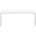 thumbnail image 2 of Fox Hill Trading Pure Decor Lucite and Acrylic  Coffee Table in Clear, 2 of 4