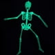 thumbnail image 5 of Pvc Aterrador Decoración Colgante De Halloween Resplandor En El Cuerpo De Esqueleto Oscuro Con Articulaciones Posibles Para Accesorios De Casa Embrujada En El Patio Delantero Scienceny HA041914-01, 5 of 6