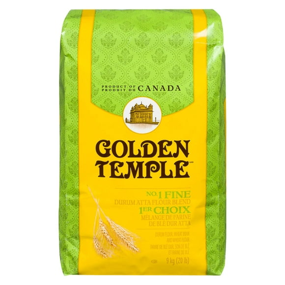 Golden Temple No.1 Fine Durum Atta Flour Blend 9kg, 9.07 kg