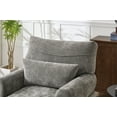 thumbnail image 3 of Chaise Lounge Indoor, Modern Upholstered Sleeper Chair and Sleeper Sofa for Living Room, Small Space, Grey, 3 of 8