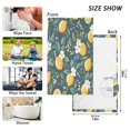 thumbnail image 6 of Yayeee 100% Cotton Hand Towels for Bathroom 16" x 28" Soft Absorbent Kitchen Towel, Yellow Lemons, 6 of 7