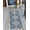 Blue, variant on Unique Loom Outdoor Modern Collection Area Rug - Tambor (2' 7" x 8' Runner Charcoal Gray/Ivory)