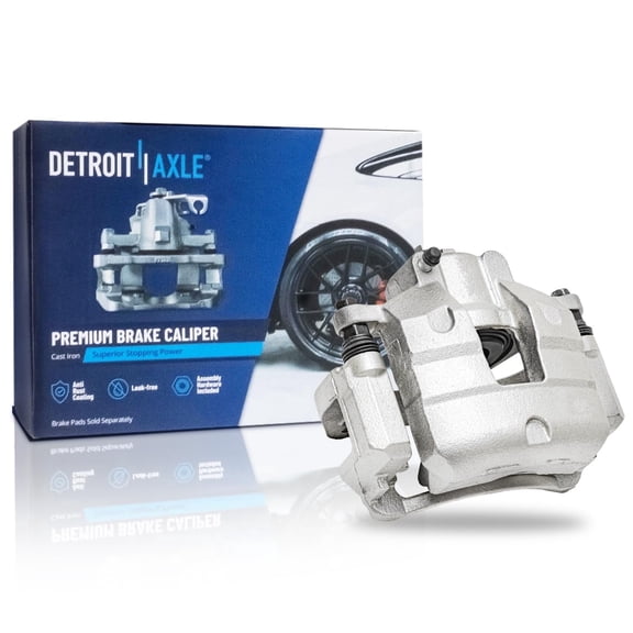 Detroit Axle - Front Right Brake Caliper for Chevy Equinox Malibu Trax Buick LaCrosse Encore GMC Terrain, Passenger Side Brake Caliper w/ Bracket Replacement