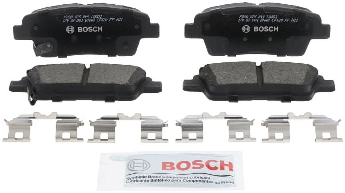 Bosch BC1551 Bosch Quietcast Ceramic Pads w/ Hardware Fits select: 2011-2016 HYUNDAI GENESIS, 2017 GENESIS G80