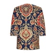 thumbnail image 7 of Purcolt Women's Hawaii Kimono Cardigans Lightweight Casual 3/4 Sleeve Loose Open Front Cardigans Summer Beach Cover up Tops, 7 of 7