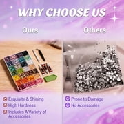 Bedazzler Kit with Rhinestones, 32000Pcs Rhinestone Kit with Glue and Tools for Bedazzling, Bedazzl Kit for Nail Craft, Diamond Art and Clothes