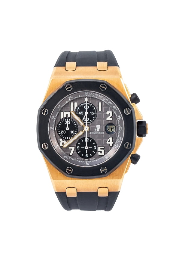 Pre-Owned Audemars Piguet Royal Oak Offshore 25940OK 42MM Grey Dial With Rubber Bracelet