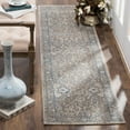 thumbnail image 4 of SAFAVIEH Patina Vasiliki Border Runner Rug, Grey/Blue, 2'2" x 8', 4 of 4