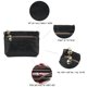 thumbnail image 3 of Monedero para mujer, cartera pequeña y corta, bolso para carné de conducir de cuero suave, 3 of 5