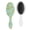White-237, variant on Bloom Blossom Hair Brush, Country Rustic Farmhouse Style Detangler with Watercolor Floral Pattern, Artistic Paddle Brush for Hair Care