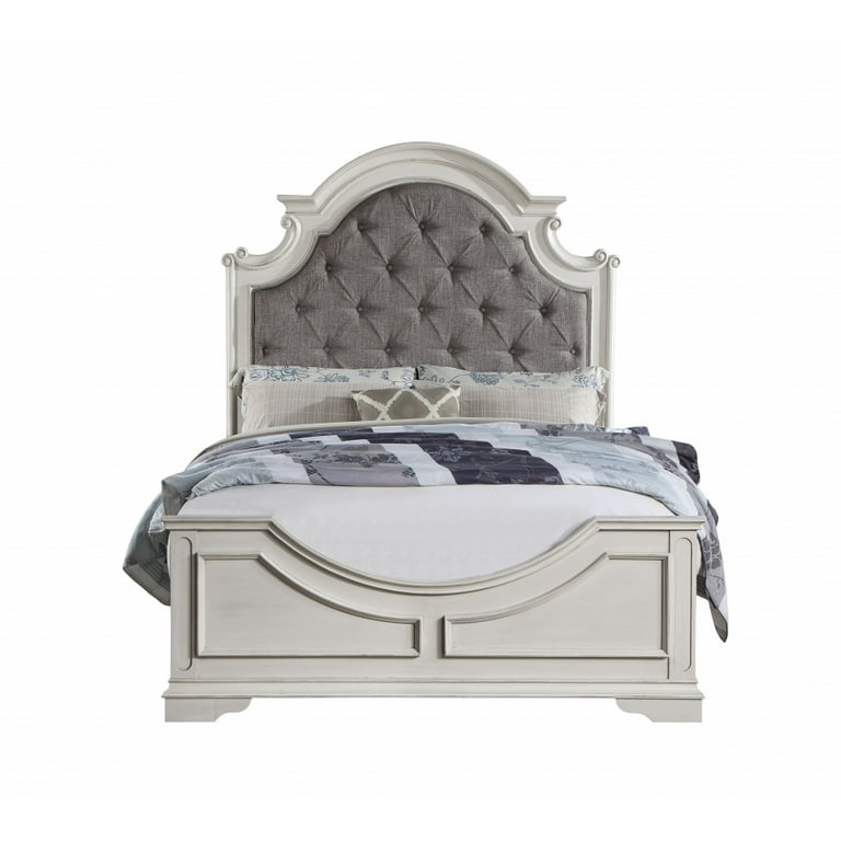 Amalfi queen on sale white bed