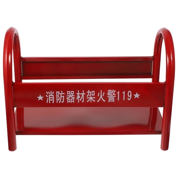 HAMPPLIES 1Set Metal Shelf Red Iron Heavy Duty Rectangular for Office School Shopping Mall