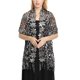 thumbnail image 2 of Qarigey Bufanda bordada Vestido de noche Mantón Moda Novia Dama de honor Brillo Lentejuelas Boda Capa Chales Ropa Envolturas Damas Ropa, zapatos y accesorios Miscelánea Negro/Plata Por encima de 175cm, 2 of 5