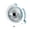 Blue, variant on Tibvox Household Desk Fan Electric USB Fan with Colorful Light Rechargable Fan 1200mAh