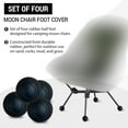 thumbnail image 3 of 4pcs Moon Chair Foot Cover Camping Chair Foot Protectors Stabilizing Rubber Ball Feet Pad, 3 of 6