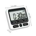 thumbnail image 5 of LCD Digital Screen Kitchen Timer Magnetic Cooking Countdown Alarm Sleep Clock, 5 of 12