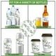 thumbnail image 5 of 30 pegatinas de agradecimiento para botellas de agua, etiquetas decorativas con hojas de flores, envoltorios impermeables para botellas, para bodas, despedidas de soltera, fiestas de cumpleaños,, 5 of 8