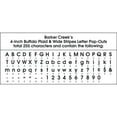 thumbnail image 4 of Barker Creek Buffalo Plaid & Wide Stripes 4" Letter Pop-Outs ̶ 255 Characters, 4 of 4
