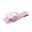 Pink, variant on Sandals for Women 3D Flower Dressy Square Open Toe Floral Flat Sandals 2026 Summer Beach Vacation Slides Gold 9 Wide