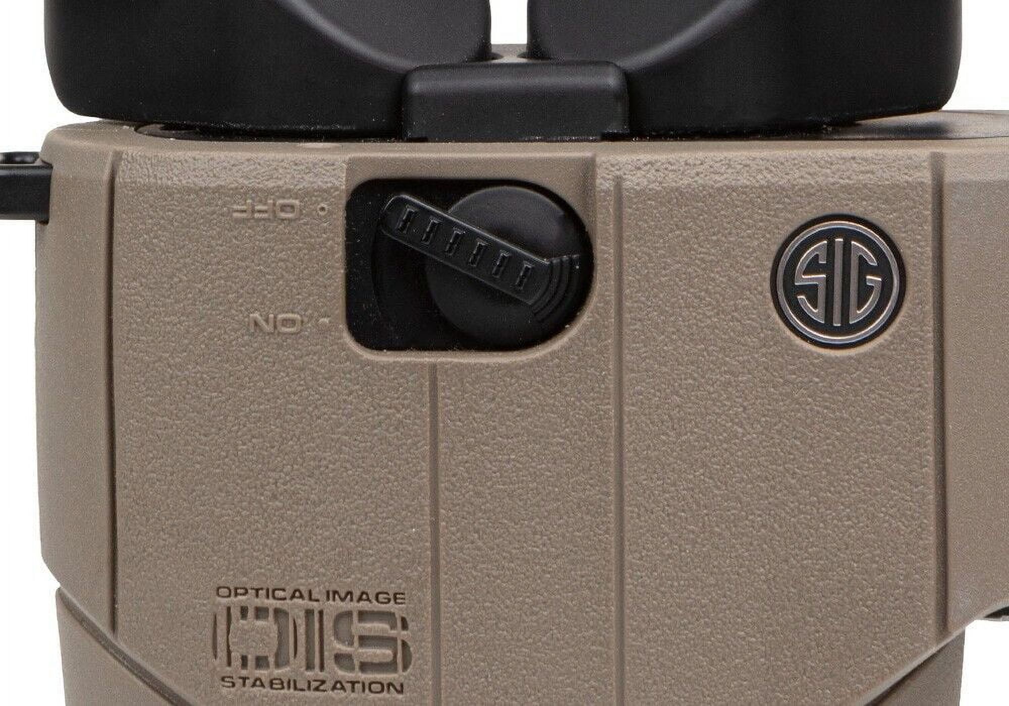 Sig Sauer Zulu 6 HDX 10x30 Binoculars - Image Stabilization - FDE
