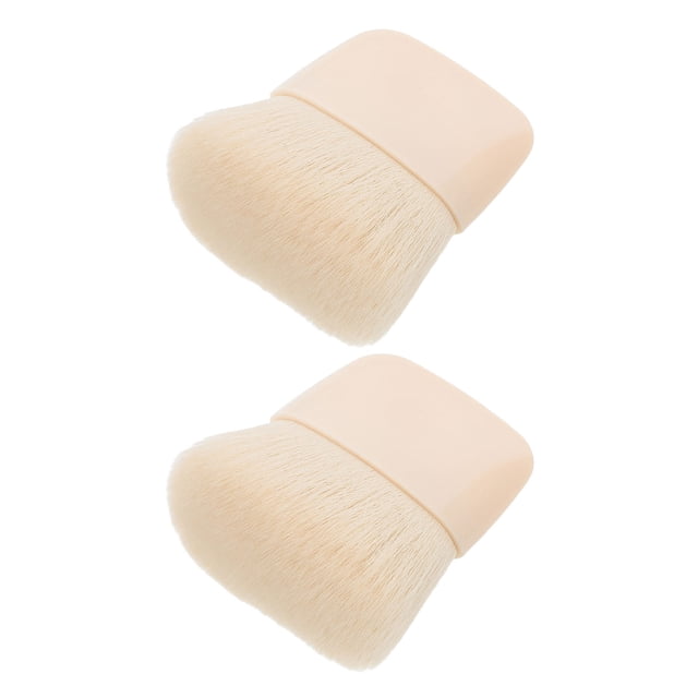 FOMIYES 2Ud Brochas Pequeñas De Maquillaje Para Con Beige