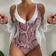 thumbnail image 3 of Aayomet Maillot de Bain pour Femmes Assorti (Rose, TG), 3 of 4