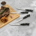 thumbnail image 5 of JoyJolt 4-Piece Steak Knife High Carbon Steel Kitchen Knives Set, 5 of 7