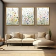 thumbnail image 2 of Hieng Wildflower Poster Pink Watercolor Botanical Floral WallColorful Canvas Prints Set of 3 Modern Minimalist Flower Pictures Decor Painting Bedroom Bathroom Living Room, 2 of 6