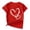 Z02 Red, variant on Conairie Cold Shoulder Tops For Womens V Neck Loose Butterfly Print Long Sleeve T-Shirt Comfy Summer Fashion Casual Blouses Black L
