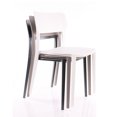 thumbnail image 5 of Viro White Modern Stackable Side Chair (Set of 4), 5 of 7