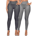 thumbnail image 1 of Set De Dos Leggins Moda Elegante Casual Mujer Vinipiel, 1 of 5