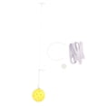 thumbnail image 4 of funtasica Pickleball Trainer Pickleball Training with 40 Holes Pickleball Ball Rope Exercise Convenient Self Study Pickleball Equipment yellow, 4 of 8