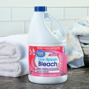 Great Value Low Splash Bleach, Meadow Scent, 81 fl oz